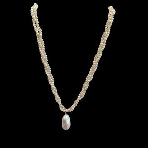 Artisan Handmade Freshwater Pearl Necklace - New With Tags